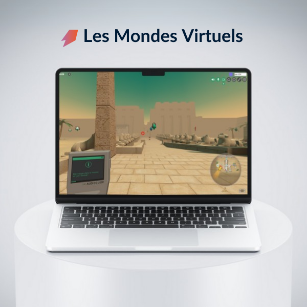 Capture mondes virtuels métavers égyptien.